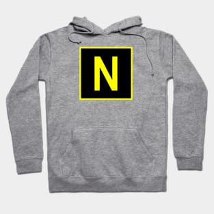 N - November - FAA taxiway sign, phonetic alphabet Hoodie